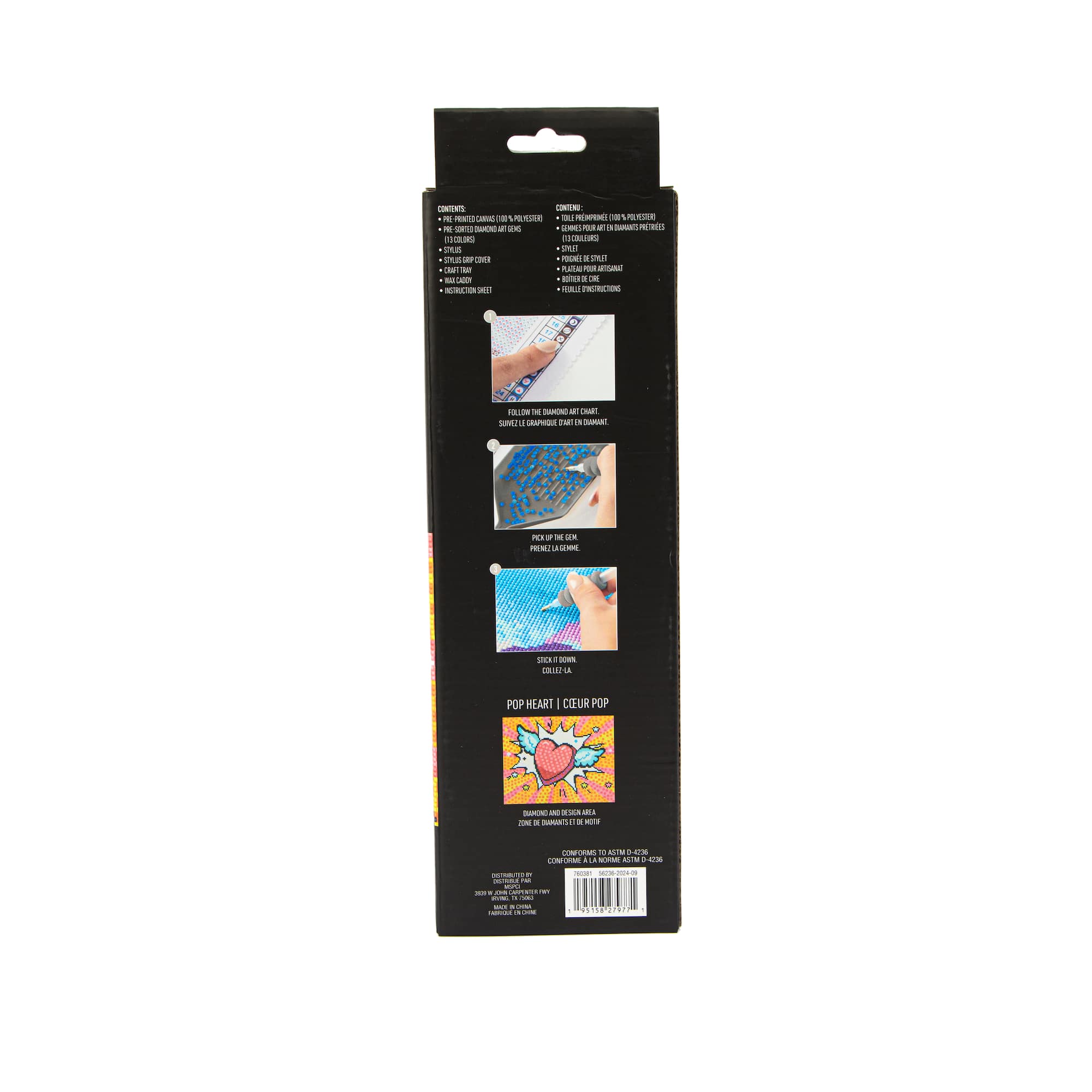 Pop Heart Square Diamond Art Kit by Make Market®
